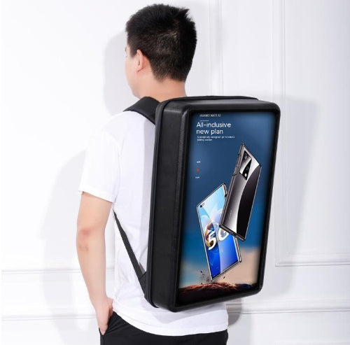 21.5 Inch Display Advertising Backpack