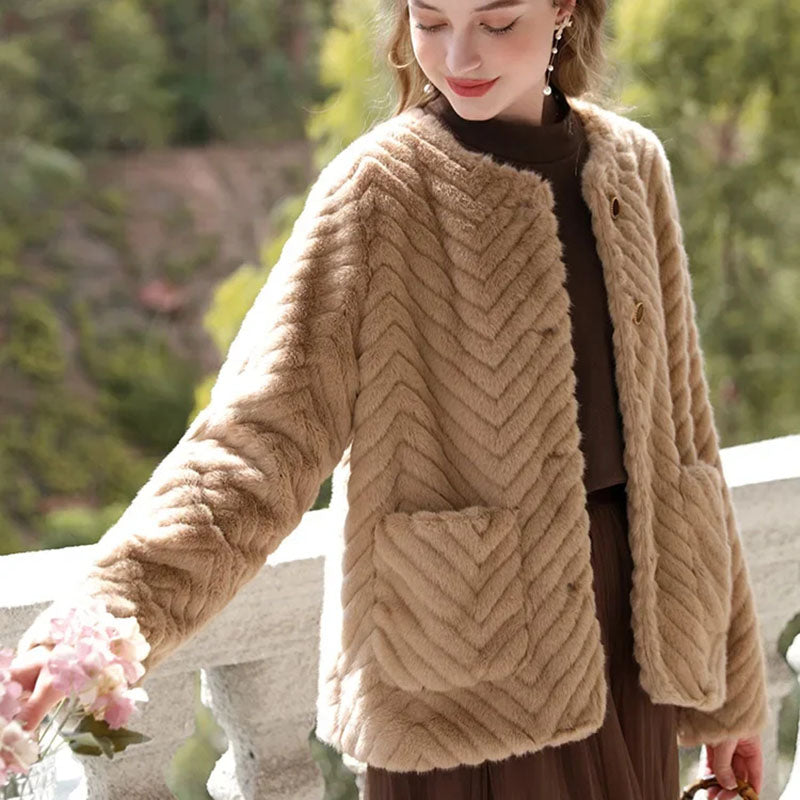 Furry Coat Women's Autumn And Winter Leisure Coat