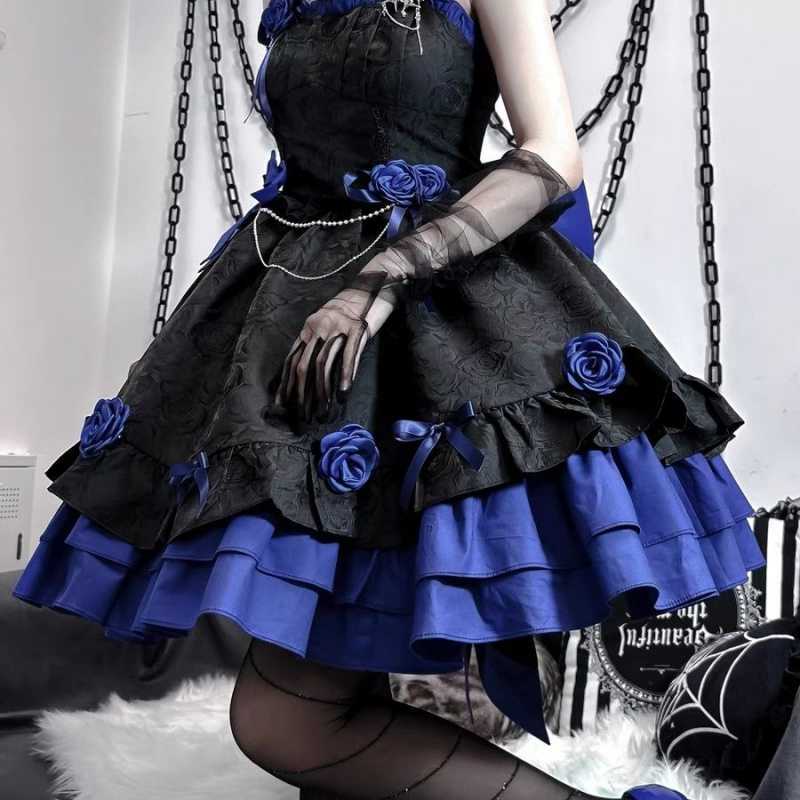 Lolita Style Sling Dress Women