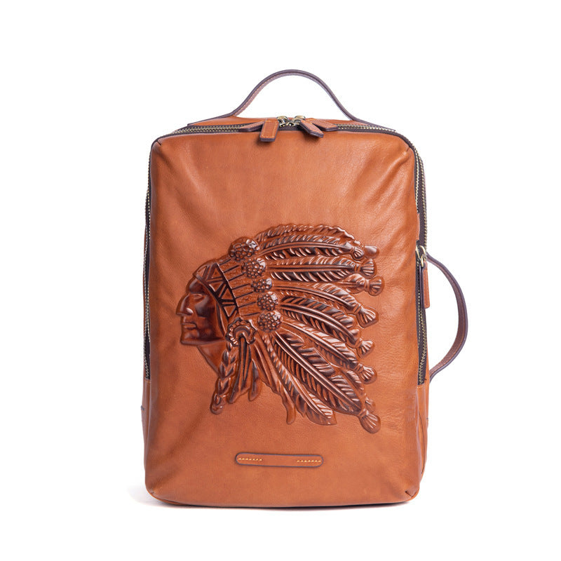 First Layer Cowhide Men's Backpack