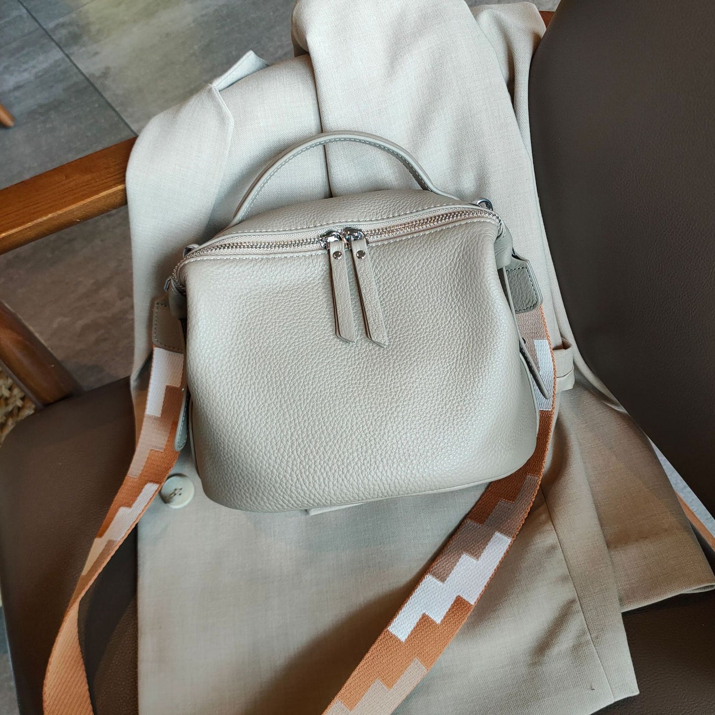 New Soft First Layer Leather One-shoulder Crossbody Bag