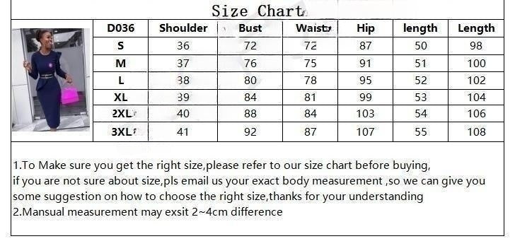Plus Size Women's Solid Color Sexy OL Sheath Pencil Skirt African Dress