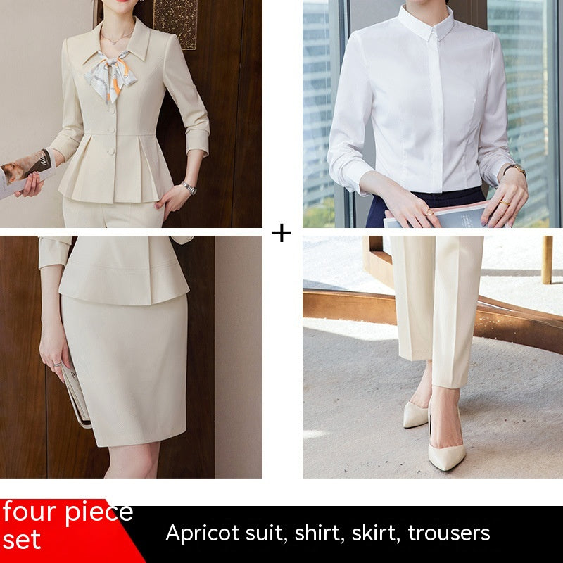 Professional Suit For Women's Fashion Beauty Salon Workwear Suit