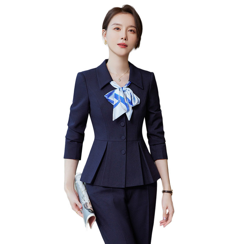 Professional Suit For Women's Fashion Beauty Salon Workwear Suit