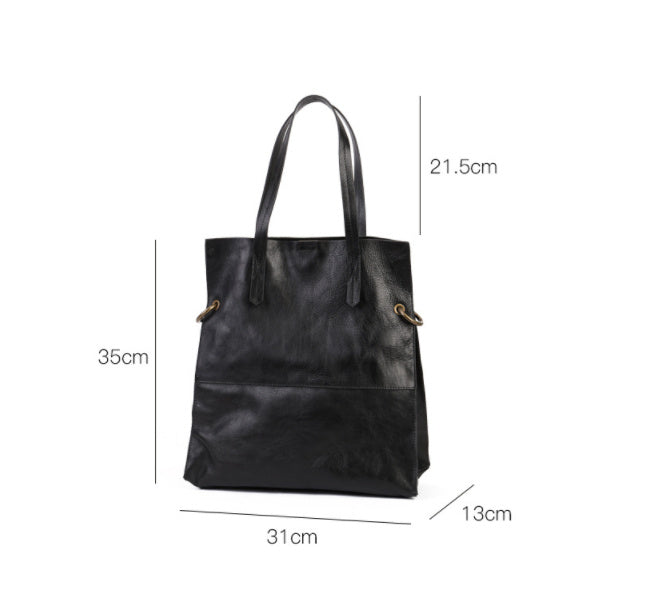 Women's Fashionable Large-capacity Retro Handbag