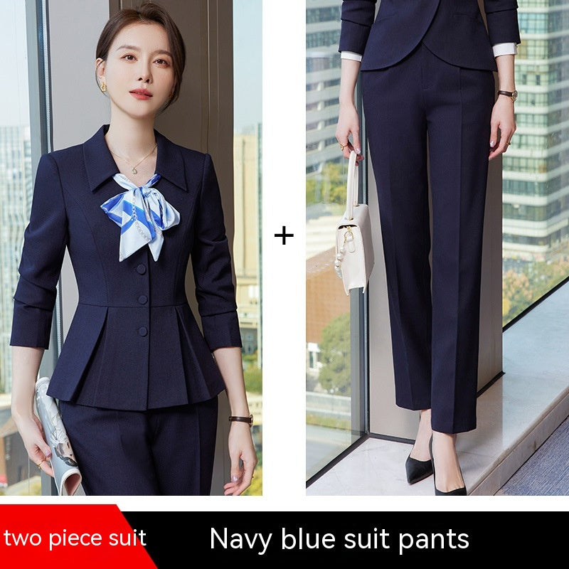 Professional Suit For Women's Fashion Beauty Salon Workwear Suit