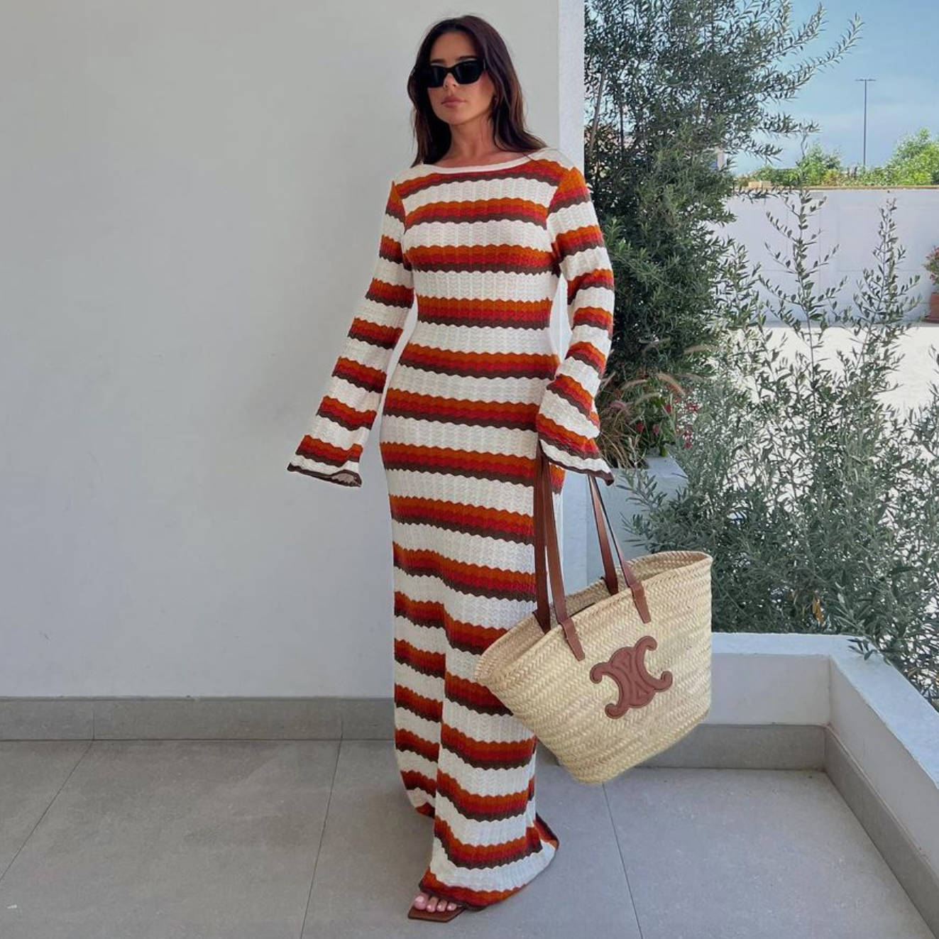 Fashion Sexy Knitted Hollow Dress