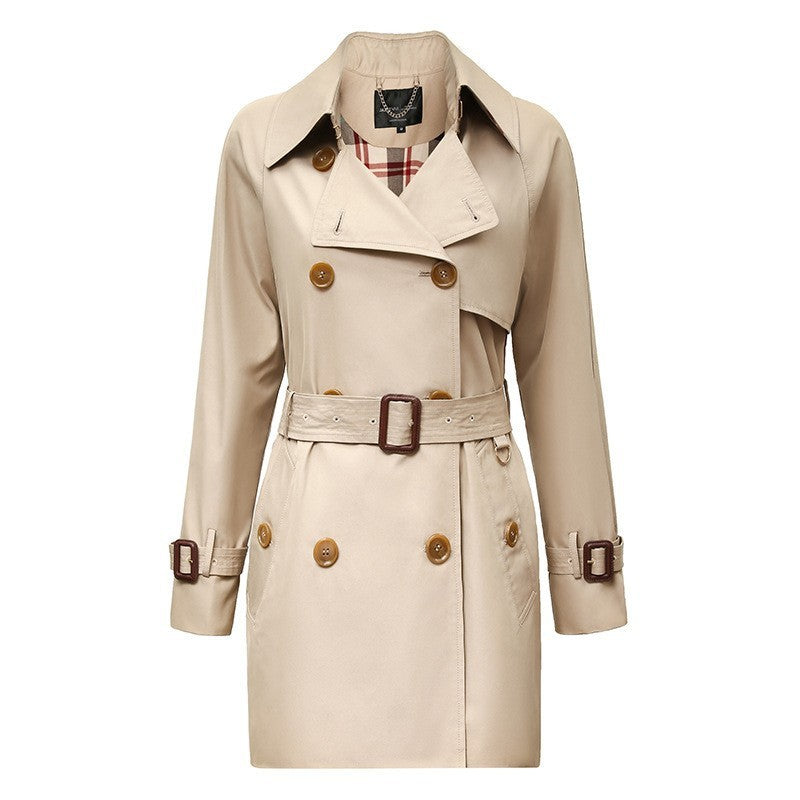 Damen Trenchcoat Mittellanger koreanischer Stil Frühling und Herbst