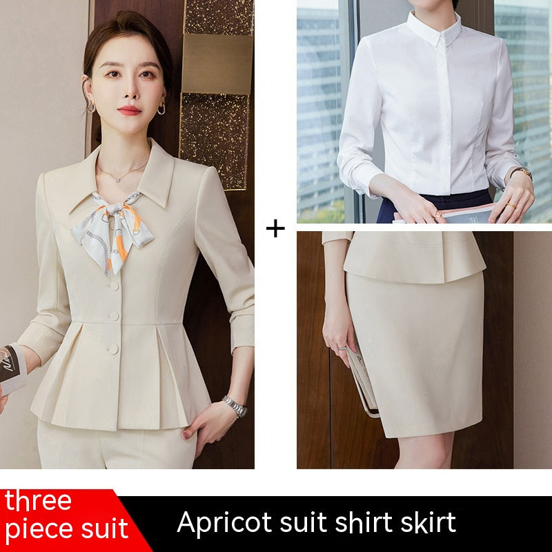 Professional Suit For Women's Fashion Beauty Salon Workwear Suit