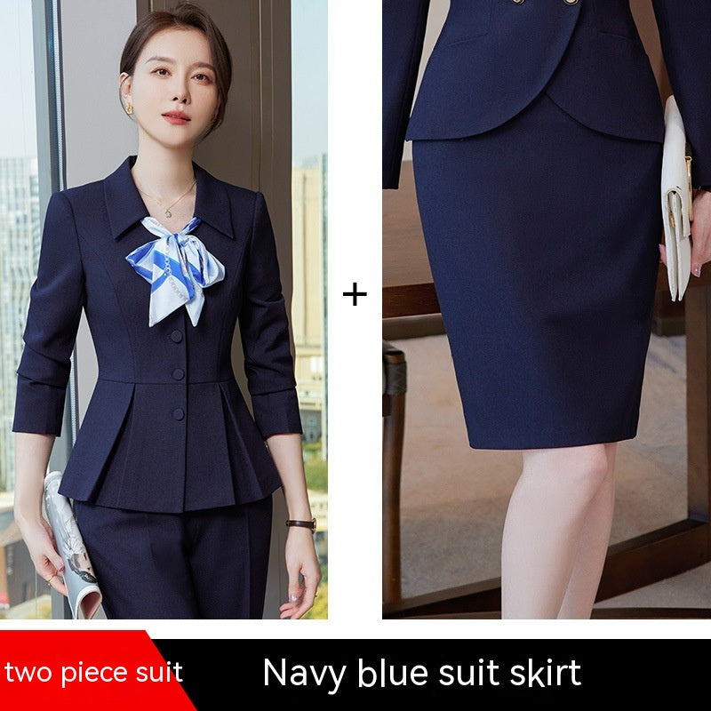 Professional Suit For Women's Fashion Beauty Salon Workwear Suit