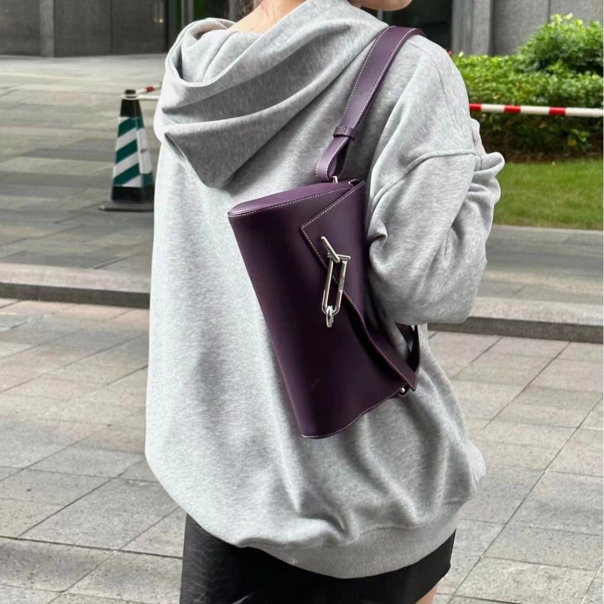 Women's Lock Box Color Small Square Bag Minority Fashion