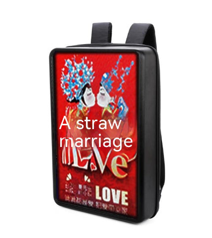 21.5 Inch Display Advertising Backpack