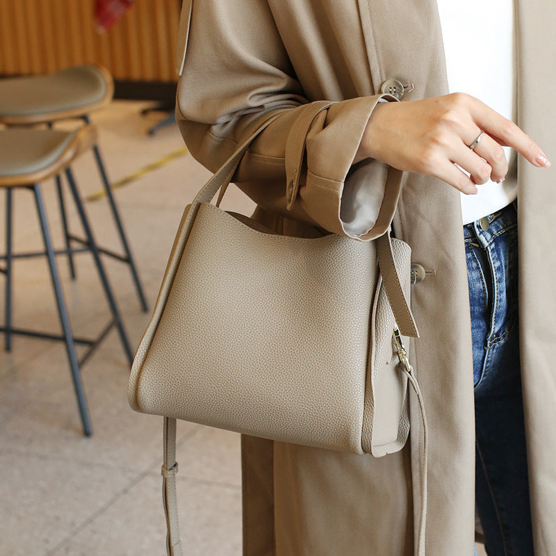 Women's Shoulder Bag Fashionable All-match Bucket