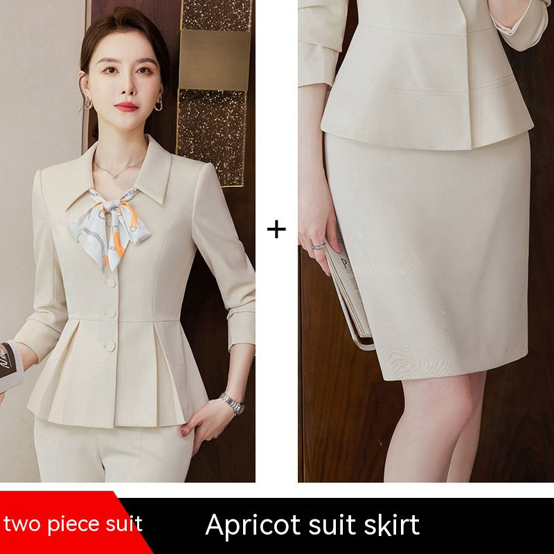 Professional Suit For Women's Fashion Beauty Salon Workwear Suit