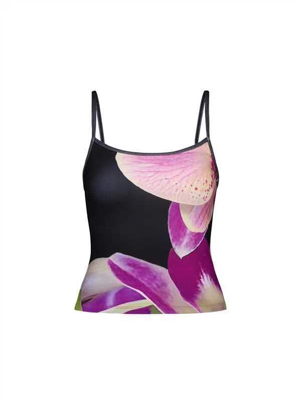 Women's Fashionable Printed Contrast Color Camisole