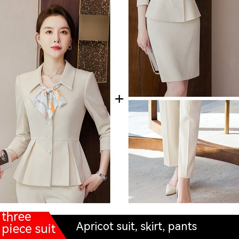 Professional Suit For Women's Fashion Beauty Salon Workwear Suit