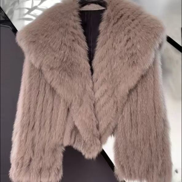 Women's Fashion Woven Chanel Coat