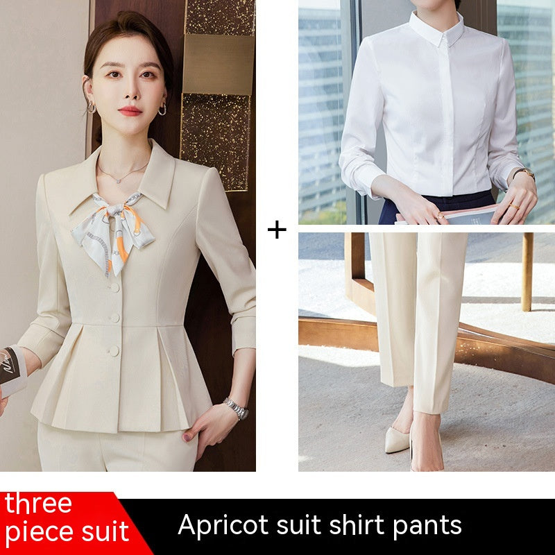 Professional Suit For Women's Fashion Beauty Salon Workwear Suit