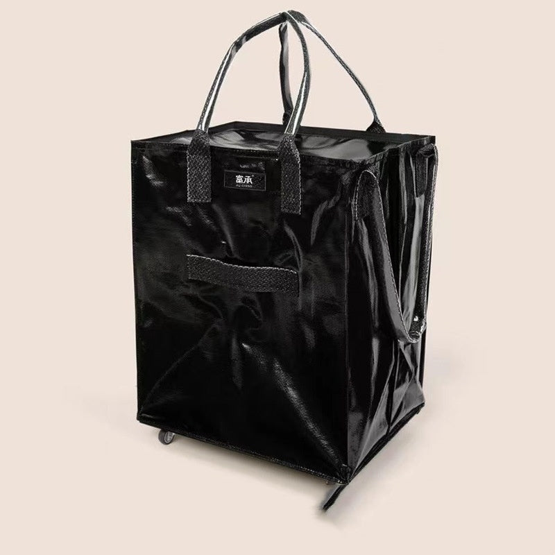 Thickened Shopping Cart Shopping Cart Folding Luggage Bag